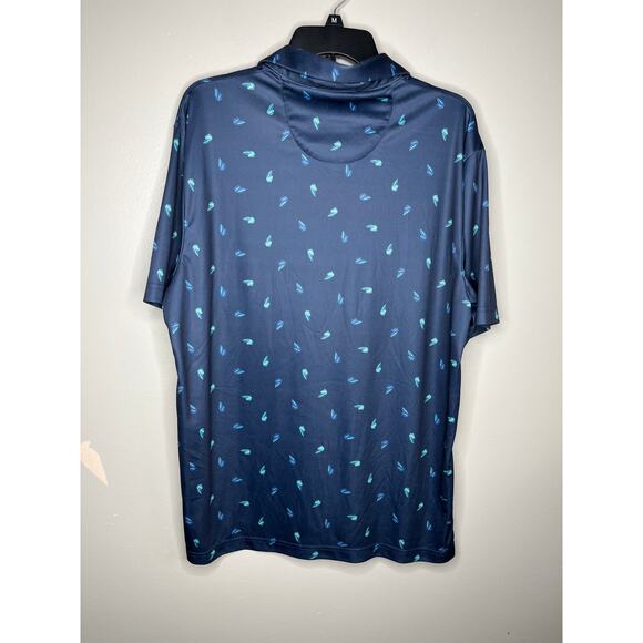 Jack Nicklaus Golf Polo Collared Mens Tee Shirt In Color Blue Size Large - Picture 2 of 4